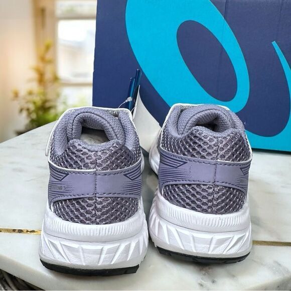 ASICS Youth Girl's CONTEND 5 PS ASH ROCK/SILVER Athletic Shoes Size 10 EU 27 - Picture 9 of 12